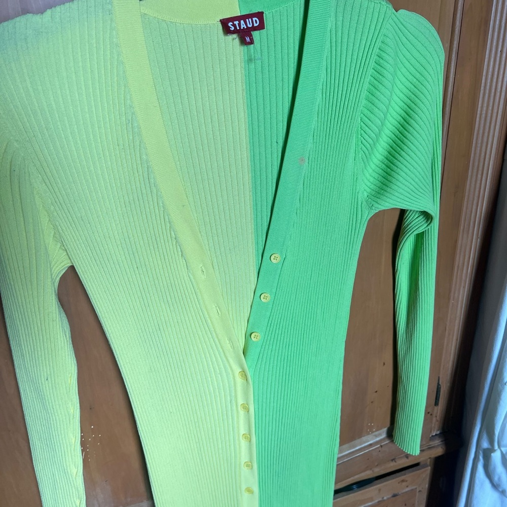 Staud shoko colorblock dress Size M - Picture 2 of 6